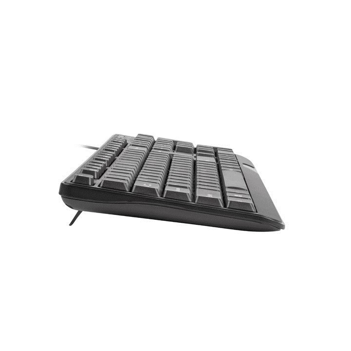 NATEC TASTIERA TROUT SLIM USB US LAYOUT NERO