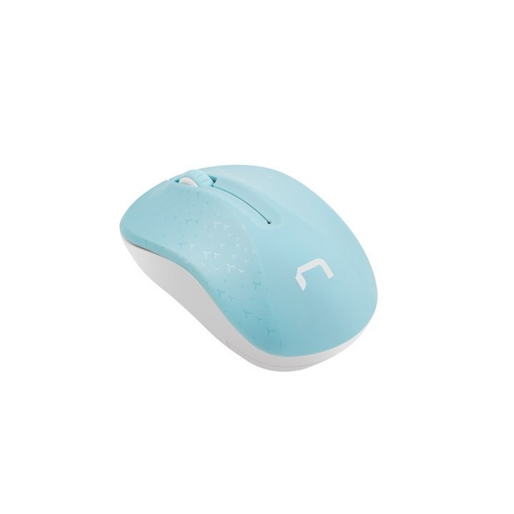 Natec mouse wireless Toucan blu e bianco 1600DPI