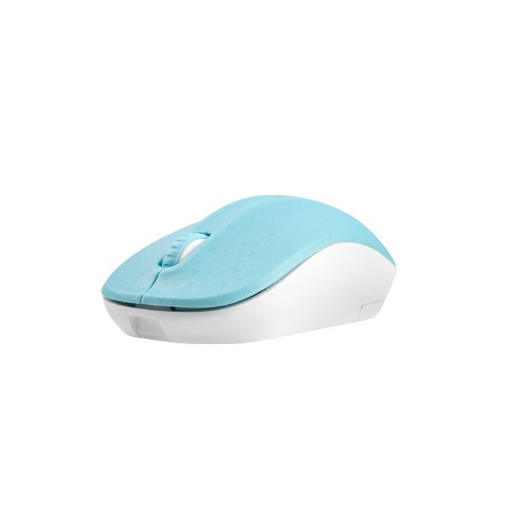 Natec mouse wireless Toucan blu e bianco 1600DPI