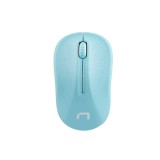 Natec mouse wireless Toucan blu e bianco 1600DPI