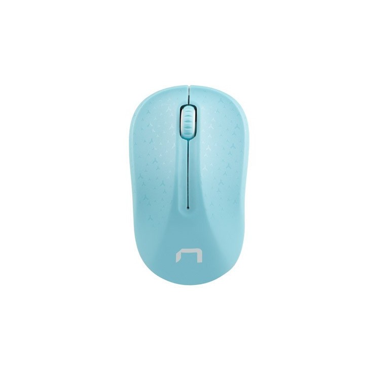 Natec mouse wireless Toucan blu e bianco 1600DPI