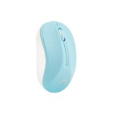 Natec mouse wireless Toucan blu e bianco 1600DPI