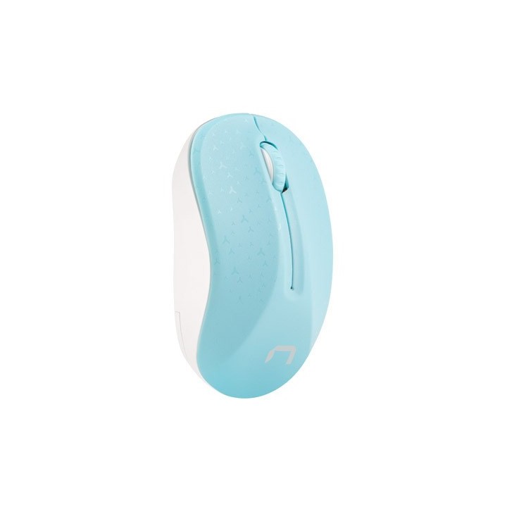 Natec mouse wireless Toucan blu e bianco 1600DPI