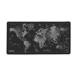 Natec tappetino mouse mappe fusi orari maxi npo-1119