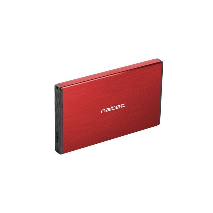 NATEC HDD ENCLOSURE RHINO GO (USB 3.0 2.5 ROSSO)