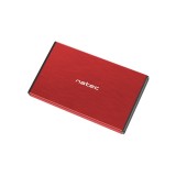 NATEC HDD ENCLOSURE RHINO GO (USB 3.0 2.5 ROSSO)