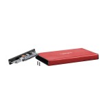 NATEC HDD ENCLOSURE RHINO GO (USB 3.0 2.5 ROSSO)