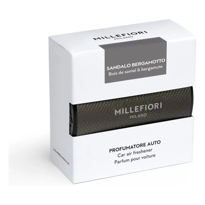 Profumatore auto 1 pc SANDALO BERGAMOTTO MILLEFIORI