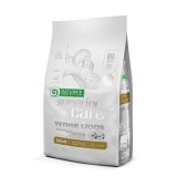 NATURE'S PROTECTION Superior Care White Dogs Grain Free Adult Small Agnello - cibo secco per cani - 1.5 kg