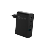 NATEC NUC-2234 Caricabatterie dispositivo mobile Laptop Smartphone Nero AC Ricarica veloce Da interno