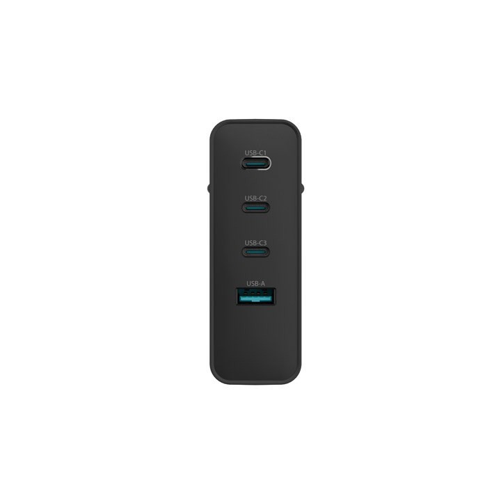 NATEC NUC-2234 Caricabatterie dispositivo mobile Laptop Smartphone Nero AC Ricarica veloce Da interno