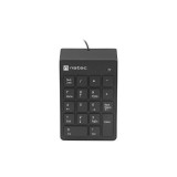 NATEC tastiera numerica GOBY 2 USB nero