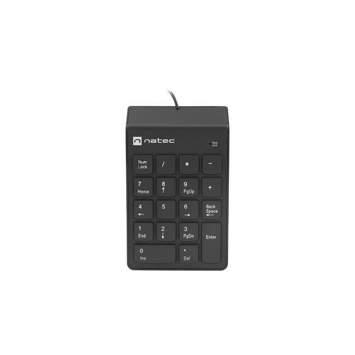 NATEC tastiera numerica GOBY 2 USB nero