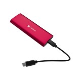 NATEC RHINO M.2 NVME LITE esterno SSD enclosure USB-C 3.2 GEN 2 rosso rubino