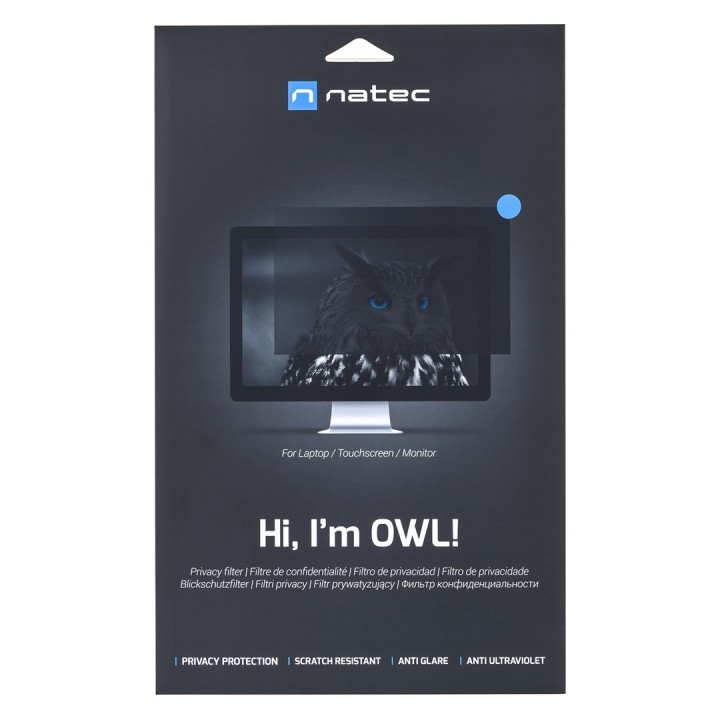 NATEC Owl Frameless filtro privacy per display 35.6 cm (14 )