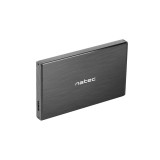 NATEC RHINO Enclosure GO USB 3.0 per 2.5'' SATA HDD/SSD alluminio nero