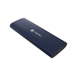 NATEC RHINO M.2 NVME LITE esterno SSD enclosure USB-C 3.2 GEN 2 blu navy acciaio