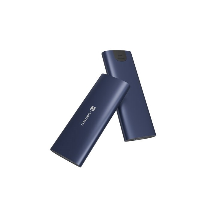 NATEC RHINO M.2 NVME LITE esterno SSD enclosure USB-C 3.2 GEN 2 blu navy acciaio