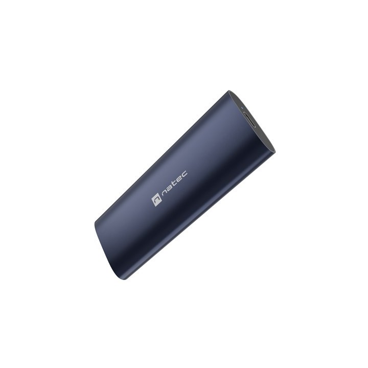 NATEC RHINO M.2 NVME LITE esterno SSD enclosure USB-C 3.2 GEN 2 blu navy acciaio