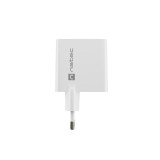 NATEC CARICABATTERIE GAN RIBERA 1x USB-A + 1x USB-C 65W BIANCO