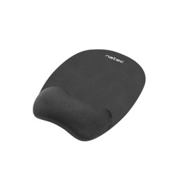 Natec Tappetino mouse con riempimento in schiuma CHIPMUNK nero