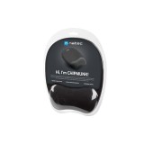 Natec Tappetino mouse con riempimento in schiuma CHIPMUNK nero