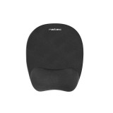 Natec Tappetino mouse con riempimento in schiuma CHIPMUNK nero