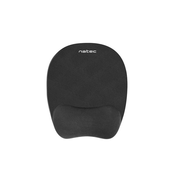 Natec Tappetino mouse con riempimento in schiuma CHIPMUNK nero