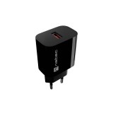 Caricabatterie da parete NATEC RIBERA 1X USB-A 18W nero