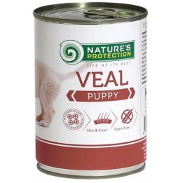 NATURE'S PROTECTION Puppy Vitello - cibo umido per cuccioli - 400 g