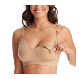 Momcozy YN21 Reggiseno Premaman Allattamento Pelle 2XL | Reggiseno | Allattamento | Beige