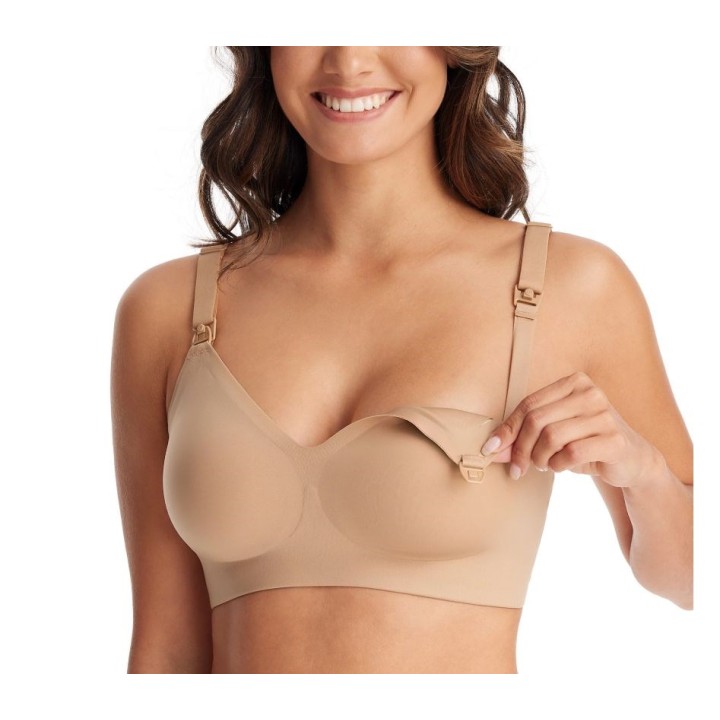 Momcozy YN21 Reggiseno Premaman Allattamento Pelle 2XL | Reggiseno | Allattamento | Beige