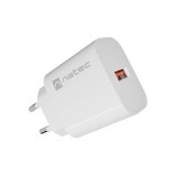 Caricabatterie da parete NATEC RIBERA 1X USB-A 18W bianco