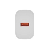 Caricabatterie da parete NATEC RIBERA 1X USB-A 18W bianco
