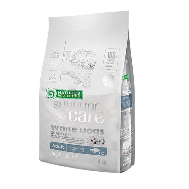 NATURE'S PROTECTION Superior care Pesce Bianco Small and mini - cibo secco per cani - 4kg