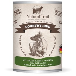 NATURAL TRAIL Country side - cibo umido per cani - 800g