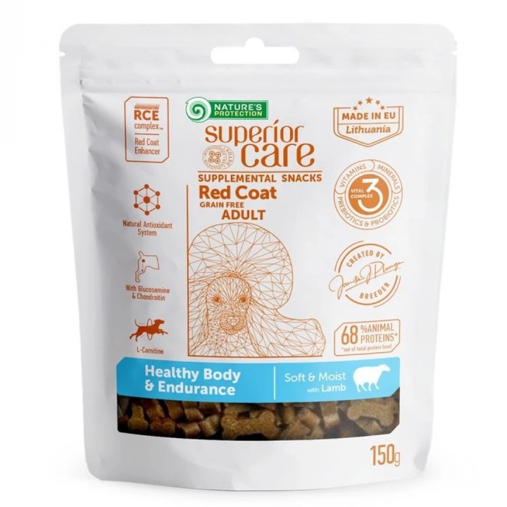 NATURE'S PROTECTION Healthy body & Endurance Agnello - snack per cani - 150g