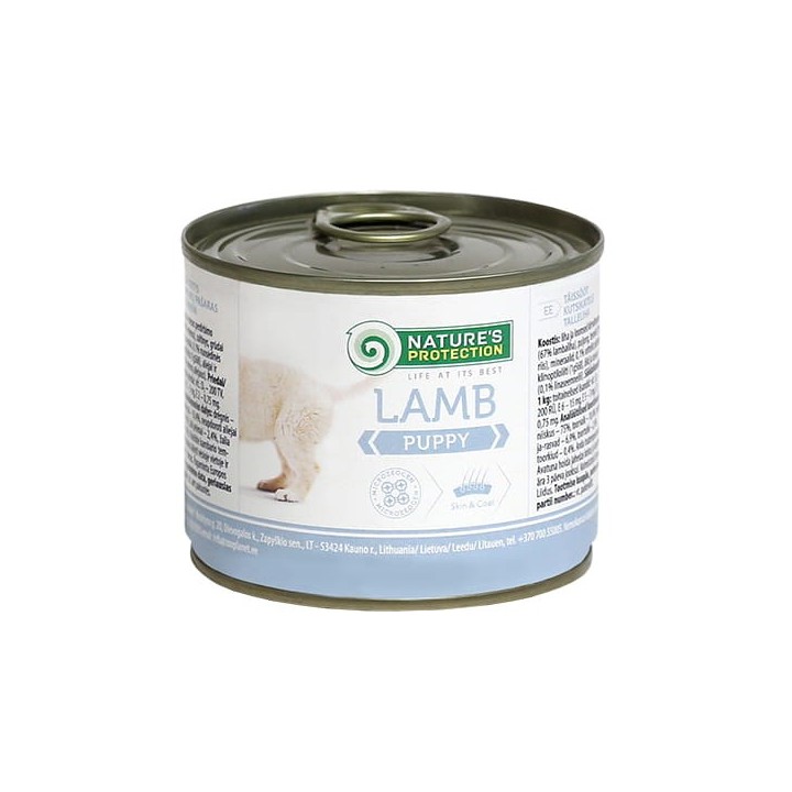 NATURE'S PROTECTION Puppy Agnello - cibo umido per cuccioli - 200 g