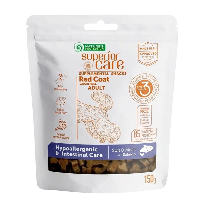 NATURE'S PROTECTION Superior Care Adult con salmone - snack per cani - 150g