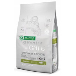 NATURE'S PROTECTION Superior Care White Dogs Grain Free Junior Small Białoryba - cibo secco per cuccioli - 10 kg