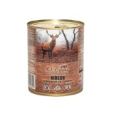 O'CANIS Cibo umido per cani in scatola - cervo con grano saraceno- 800 g