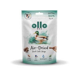 OLLO Air-Dried strisce di anatra - snack per cani - 80g