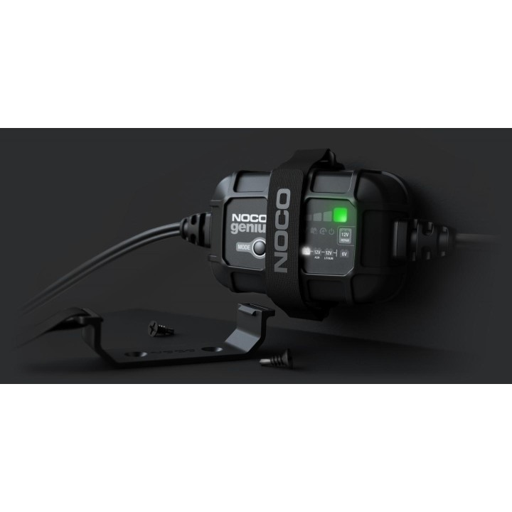 NOCO GENIUS5 5A Caricabatterie per batterie 6V/12V con funzione di mantenimento e desolfatazione