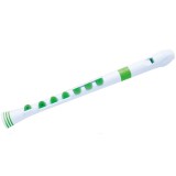 NUVO Recorder+ registratore soprano bianco e verde