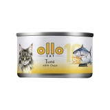OLLO Cat nr 10 Tonno e formaggio in brodo - cibo umido per gatti - 70g