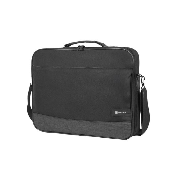 NATEC Impala 2 35.8 cm (14.1 ) Borsa Messenger Nero Grigio
