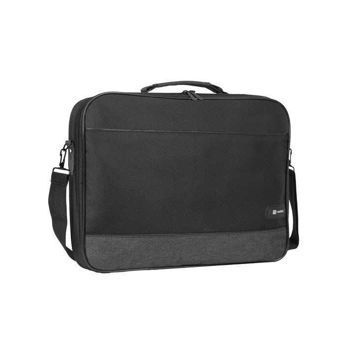 NATEC Impala 2 35.8 cm (14.1 ) Borsa Messenger Nero Grigio