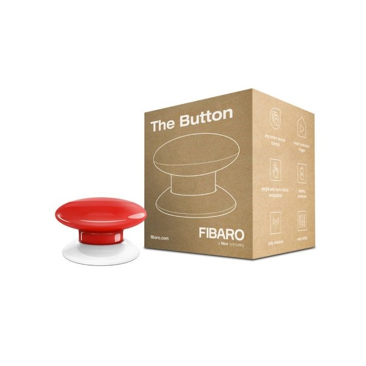 Nice pulsante Push-Control rosso (FGPB-101-3 ZW5 EU)