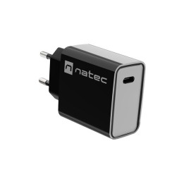 NATEC CARICABATTERIE DA RETE RIBERA USB-C 20W PD