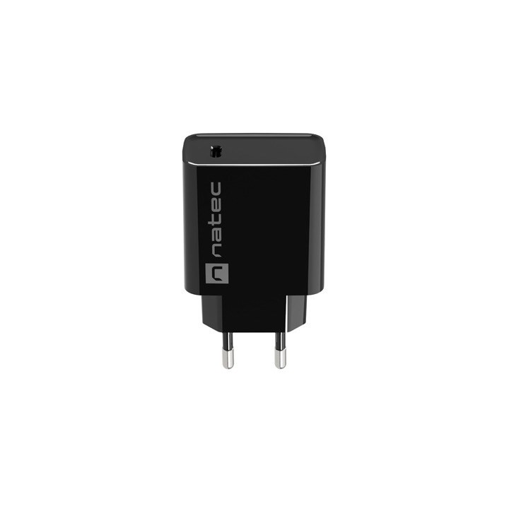 NATEC CARICABATTERIE DA RETE RIBERA USB-C 20W PD